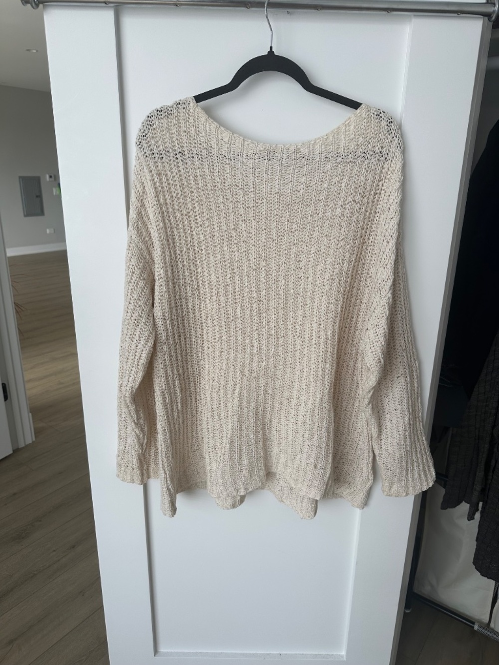 Zara Open Knit Crochet Interwoven Size L - Picture 5 of 5